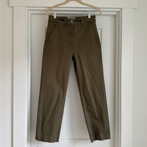 Everlane Utility Crop Pant in Olive